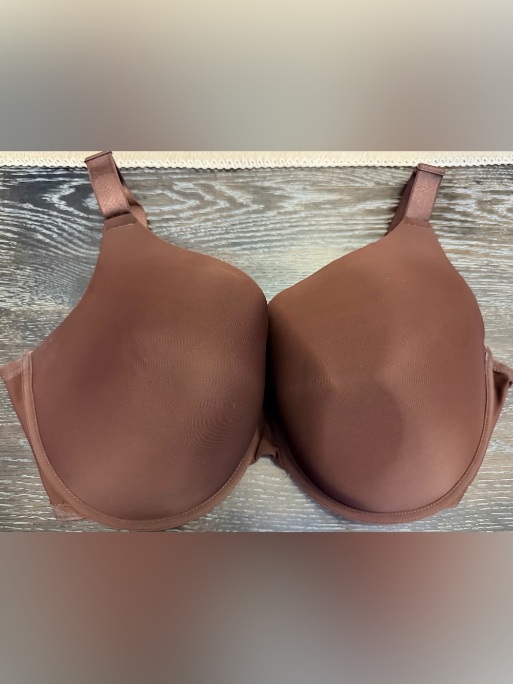 No Boundaries Solid Brown Woman’s Bra Size 40DDD